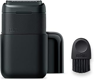 ブラウン モバイルシェーバー Braun mini 電動 髭剃り メンズ M-1013 ブラック 小型 携帯用 旅行用 モバイルシェーバー