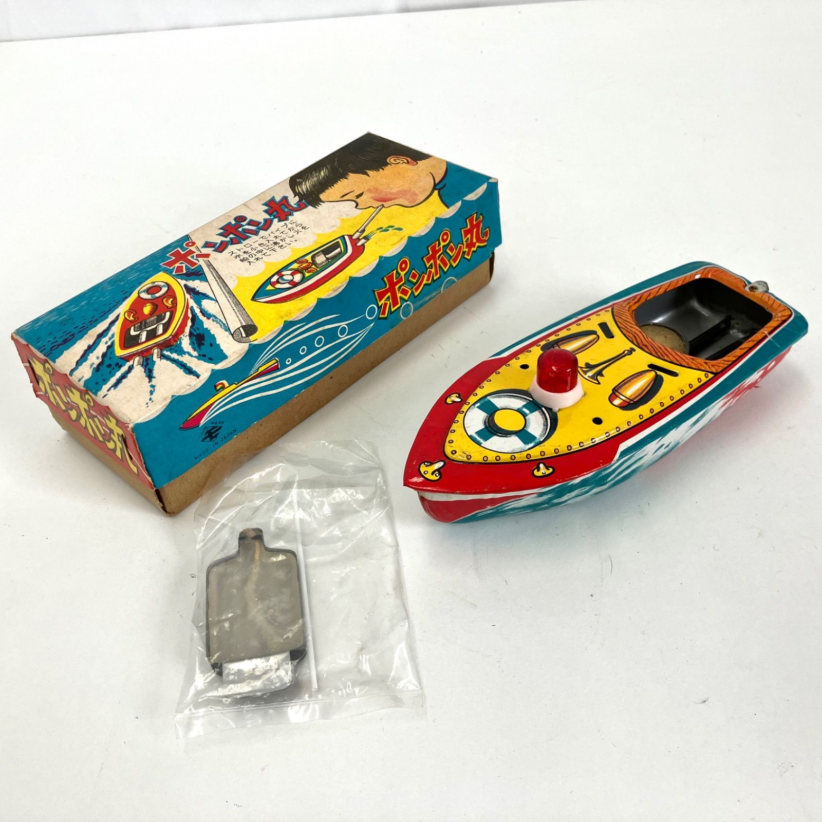 758113】 ポンポン丸 ブリキ製 船 おもちゃ 美品 - メルカリ