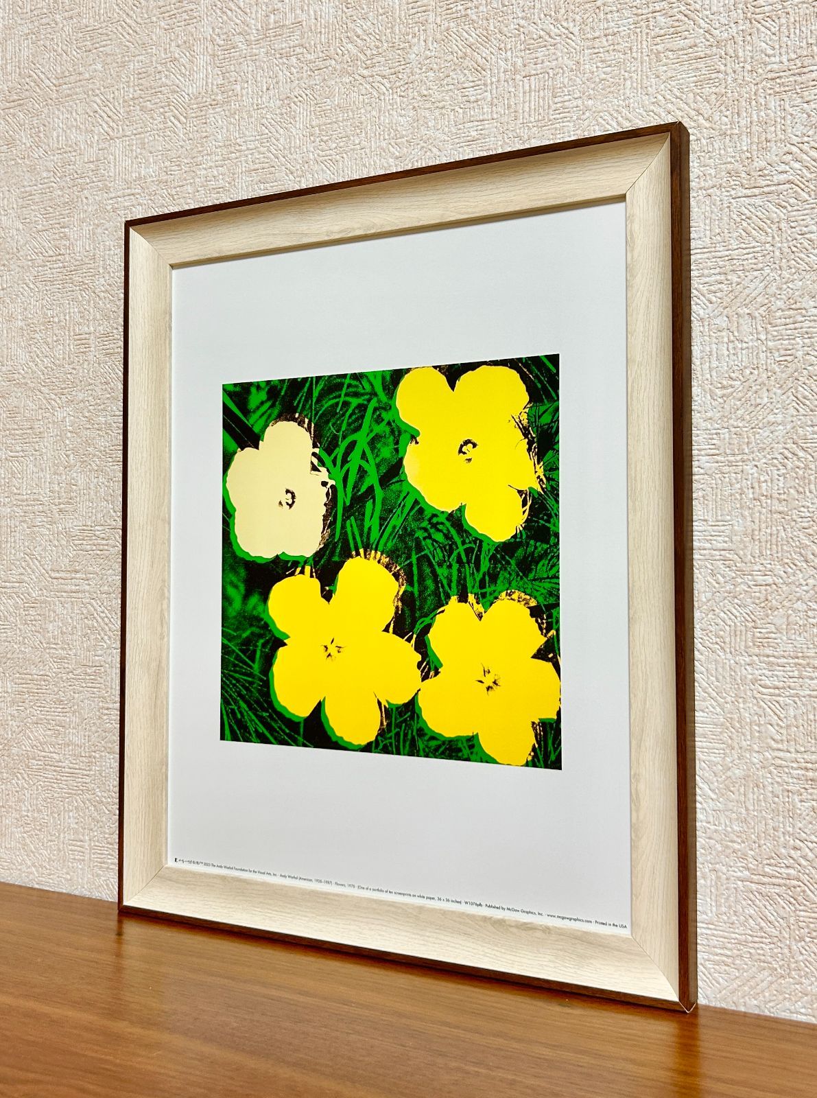 アンディ・ウォーホル、鳥、海外版・希少画集・額装画、新品高級額 額装付 アンディ・ウォーホル、鳥、海外版・希少画集・額装画、新品高級