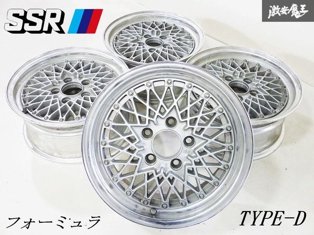 SSR スピードスター フォーミュラ TYPE-D 15インチ 7J +35 PCD114.3 5穴 5H メッシュ ホイール 4本セット 即納 シビック インテグラ