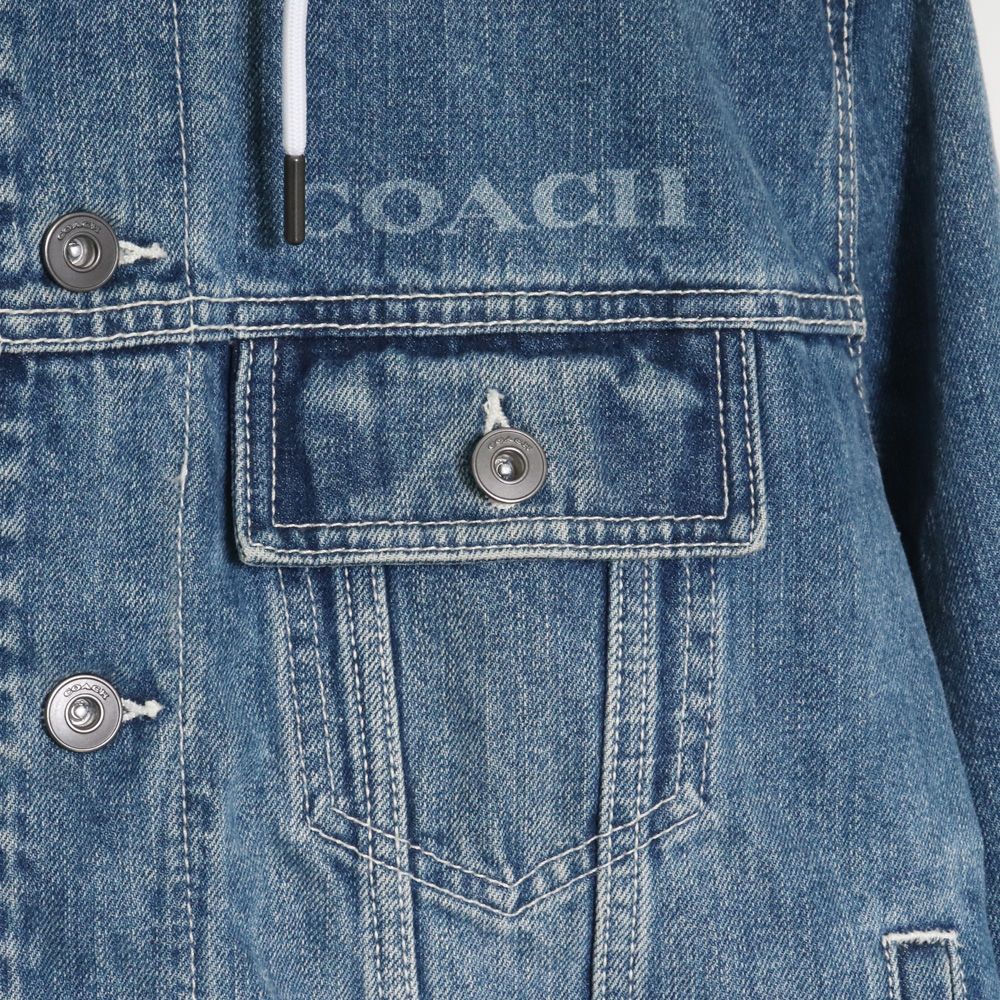 デニムコートcoach デニム コート Mサイズ - その他