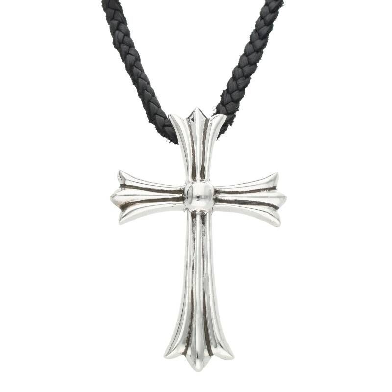 クロムハーツ CH CRS LG BC ラージCHクロス ボロチップ　ネックレス クロムハーツ CH CRS LG BC/ラージCHクロス Wボロチップ/シルバー