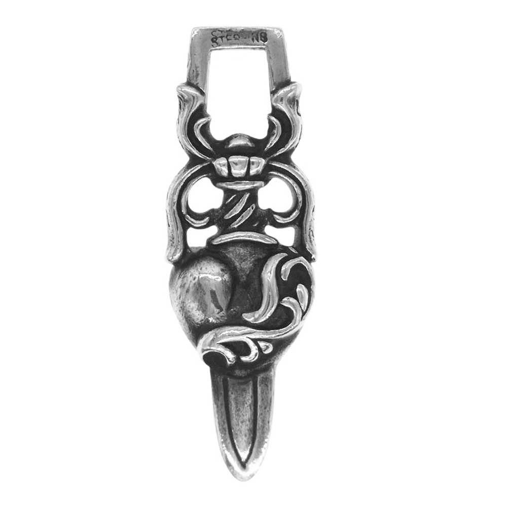 CHROME HEARTS クロムハーツ（原本無） ペンダントトップ DAGGER HEART