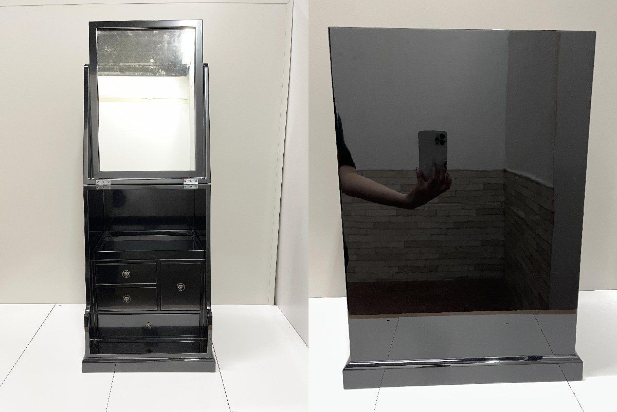 祝い箪笥 タンス 輪島塗 蒔絵 長井幸夫 卓上ミラー 和風 和モダン 引き出し収納 アンティーク ブラック 他1102 WWW_IBETON_RU