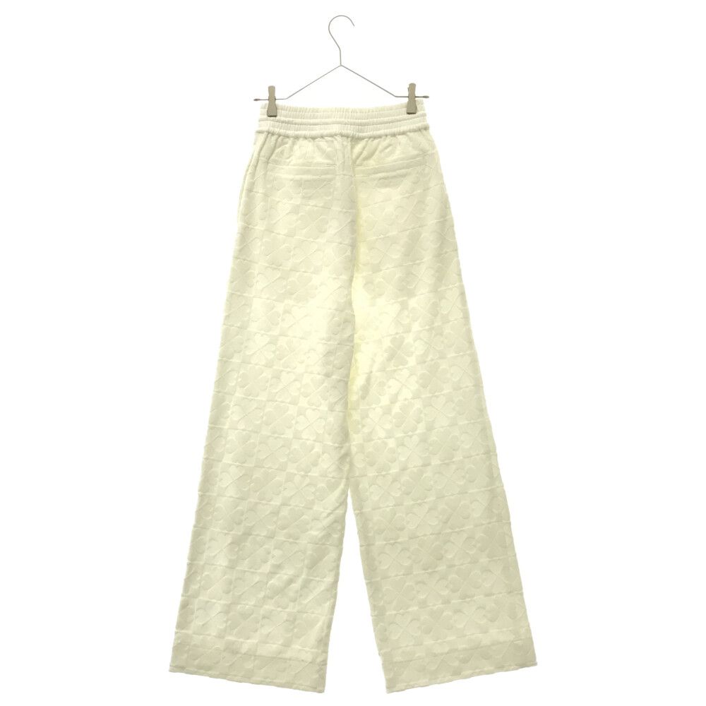 MASU (エムエーエスユー) 22SS CLOVER PILE EASY PANTS クローバー パイルイージー スウェットロングパンツ ホワイト  MSSS-PT1022