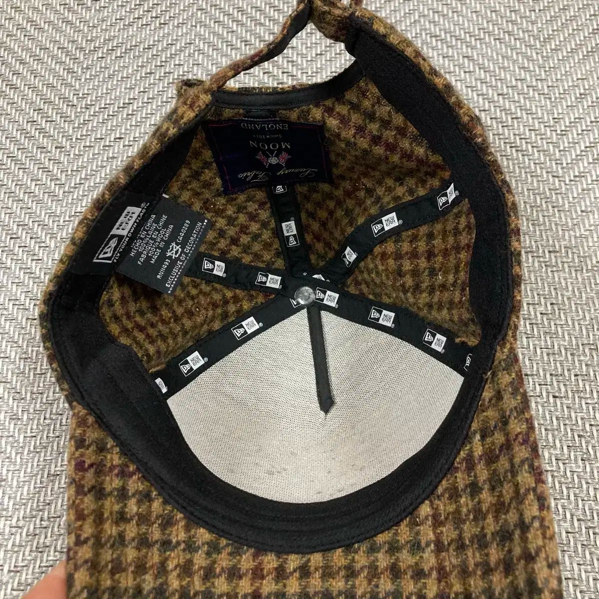 F 新時代 ゴルフ Abraham Moon＆Sons エイブラハム ムーン チェックボールキャップ CAMPINGPARCCENTRAL_COM