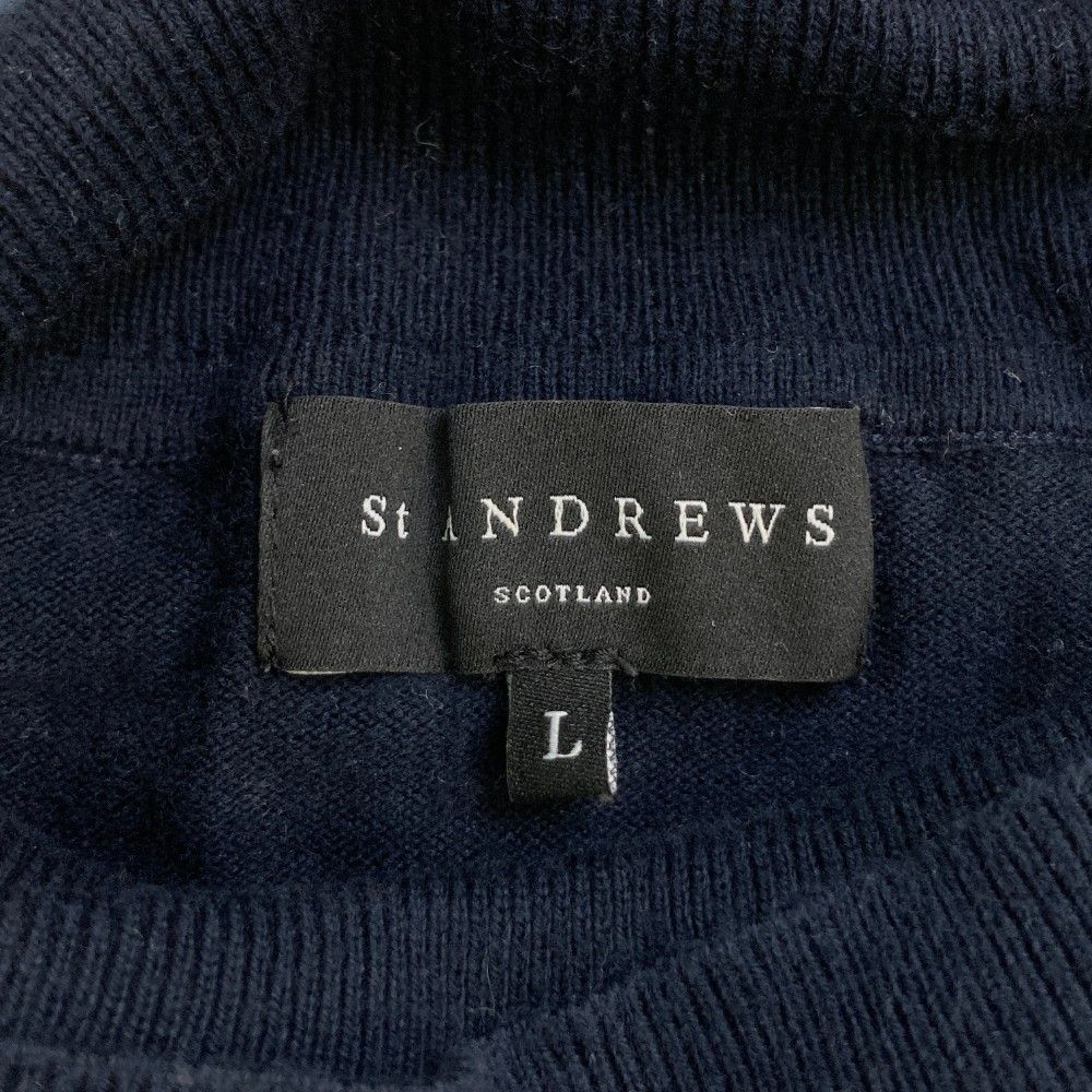 新品 St.ANDREWS ゴルフ セーター ネイビー L レディース 【公式通販】