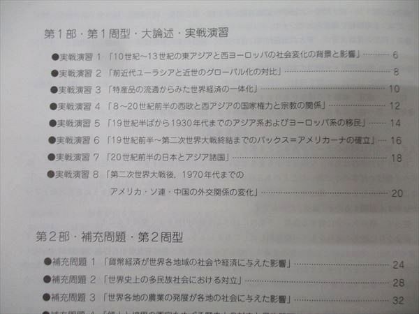駿台 東京大学 東大世界史 合格直結の実戦演習 テキスト 2024