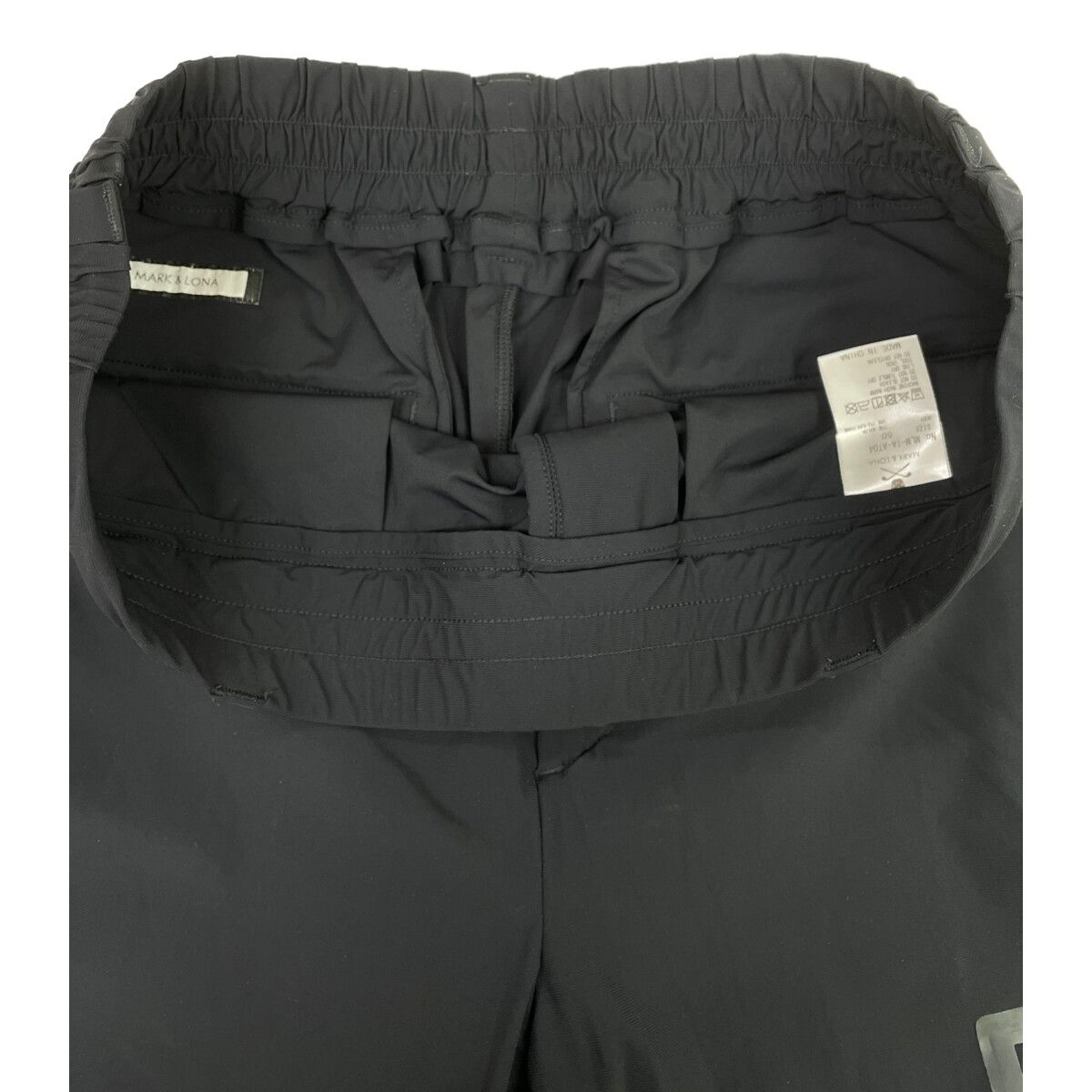 メンズ マークアンドロナ MARK-LONA セットアップ 50 LL 黒 ブラック スニードジャック×ロングパンツ WHITEMONARCHHOTEL_COM