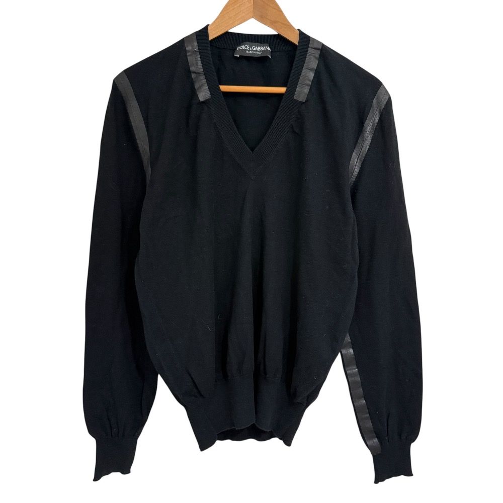 Dolce & Gabbana 長袖ニット 美品 DOLCE&GABBANA ドルチェ&ガッバーナ 長袖 デザインニット