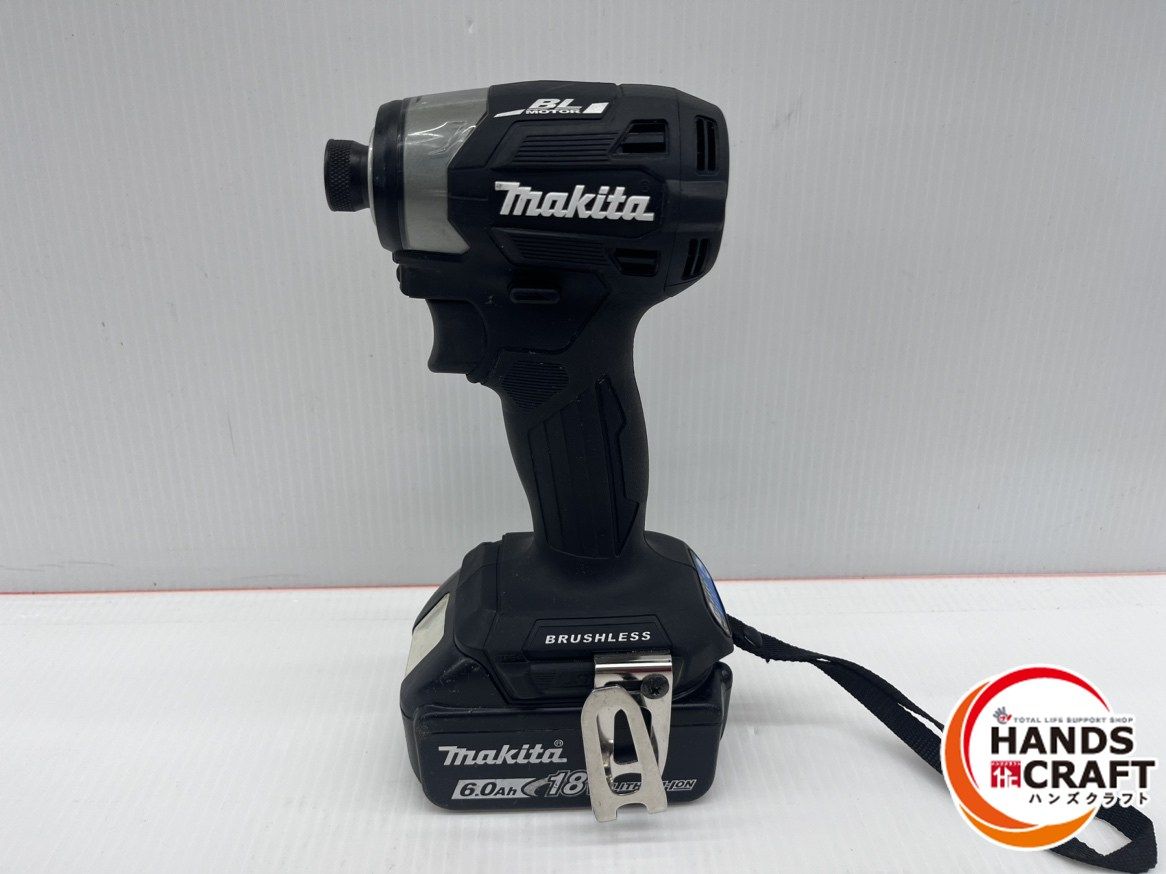 マキタ makita 18Vインパクトドライバ TD173DRGXB 18V6.0Ah×2 USA18V3.0Ahおまけ ケース型違い 純正品
