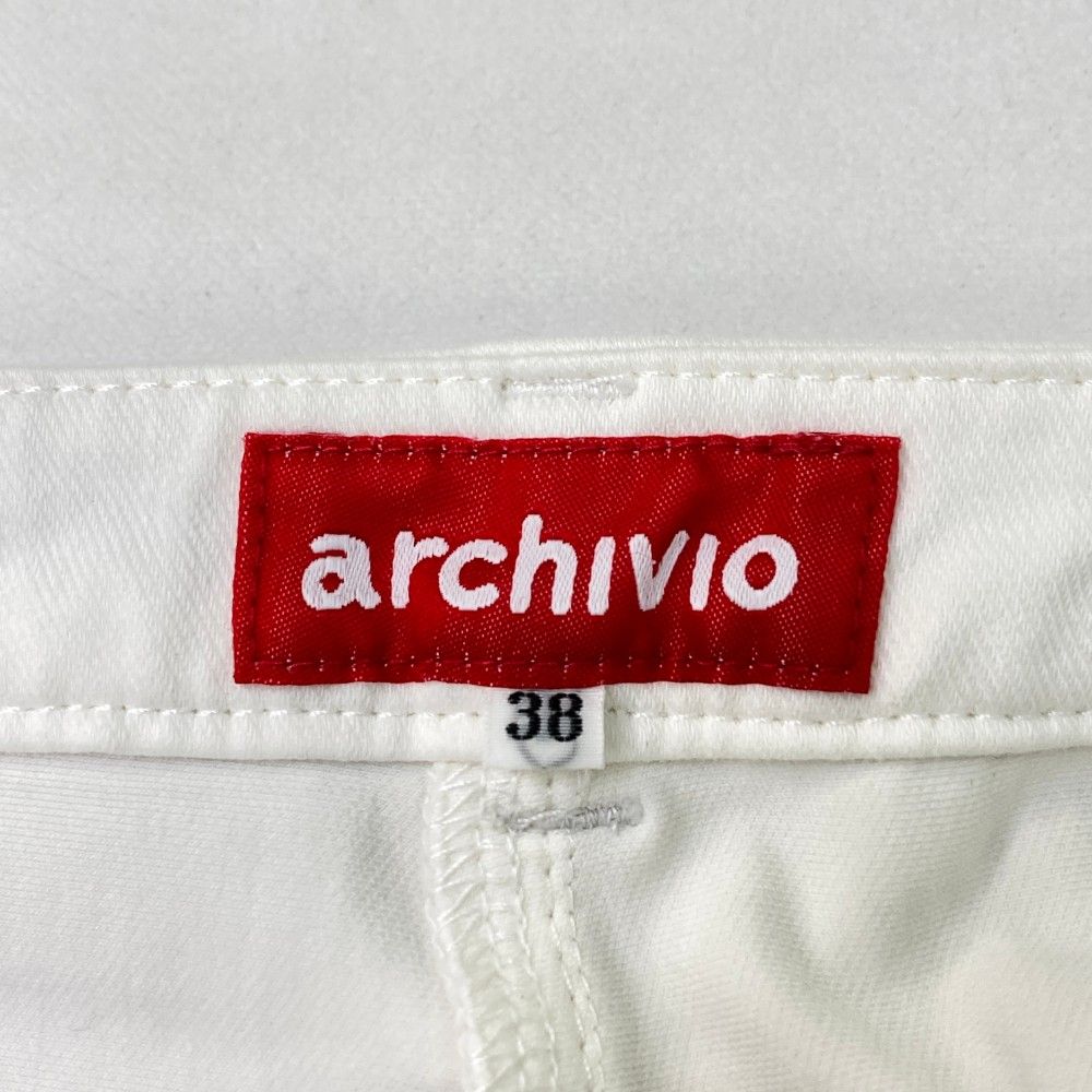 サイズ：38 ARCHIVIO アルチビオ A256311 ストレッチスカート  ホワイト系 [240101447100] ゴルフウェア レディース ストスト サイズ：38 ARCHIVIO アルチビオ A256311 ストレッチスカート