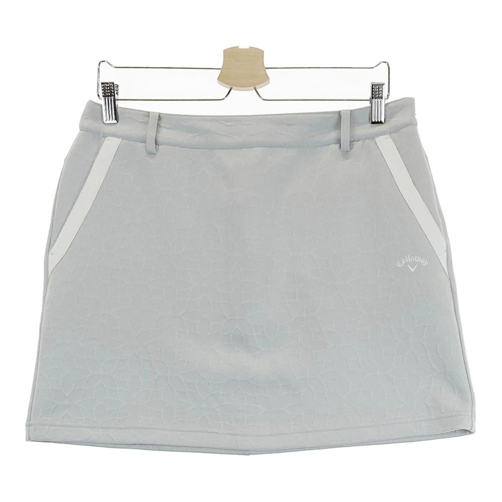 サイズ：LL CALLAWAY キャロウェイ スカート 総柄 グレー系