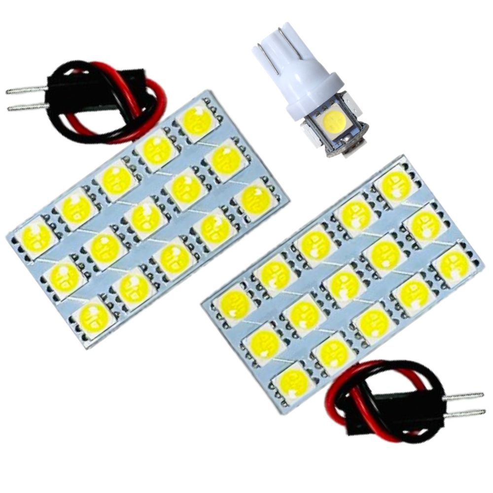 超爆光！ アクア 前期 トヨタ LED ルームランプ セット NHP10 3点セット 室内灯 カスタム パーツ 車内灯 ホワイト 車検対応 - メルカリ