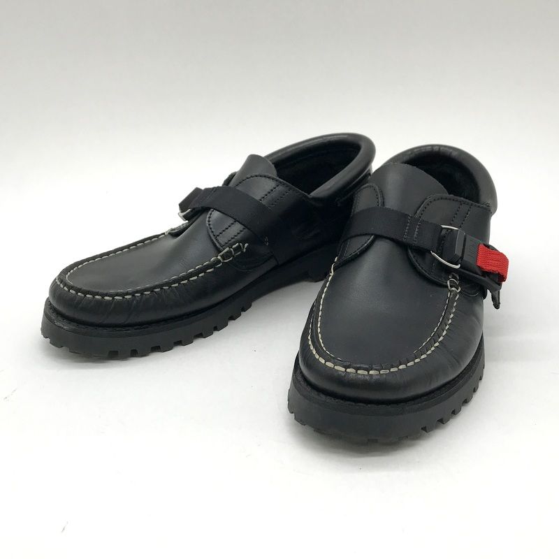 hobo ホーボー デッキシューズ フィードロックバックル レザー シューズ ローカット モカシン製法 カジュアル メンズ 26cm 靴 B14154◆