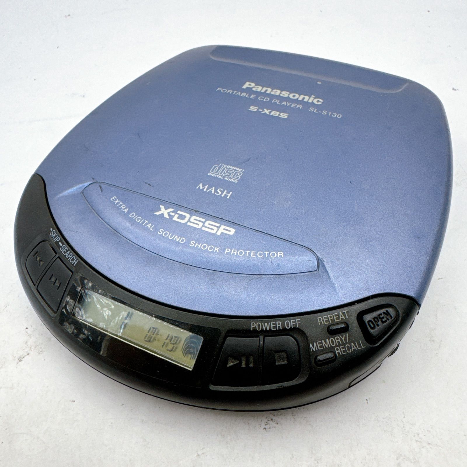 Panasonic パナソニック 携帯CDプレーヤー SL-S130 青×黒 X-DSSP