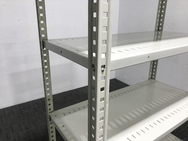 スチールラック 軽量 セミボルトレス 天地6段 オカムラ スノーホワイト WWW_KANDAIZUMI_COM