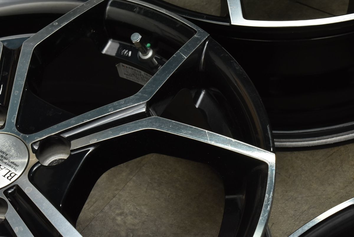 切削ホイール BLACK ART 16in 5.5J 48 PCD100 軽自動車 N-BOX スペーシア アルト ワゴンR タント ウェイク ムーヴ デイズ ルークス FFCRYSTALESIA_COM