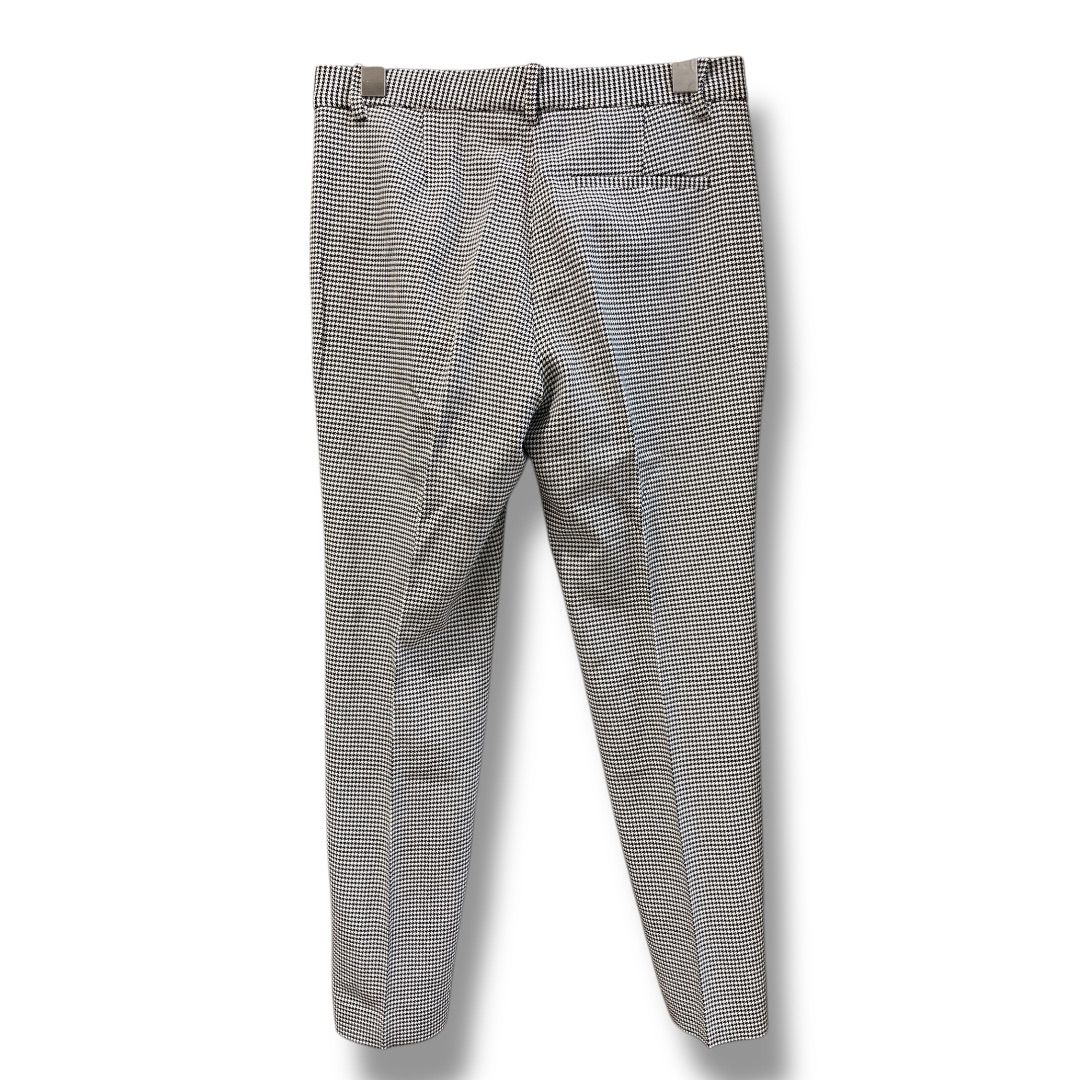 美品 Theory セオリー ストレッチクロップドパンツ 千鳥格子 柄