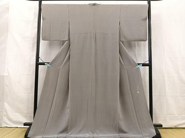 平和屋着物□江戸小紋 伝統工芸士 坂尻水清 花菱小紋柄 正絹 逸品  