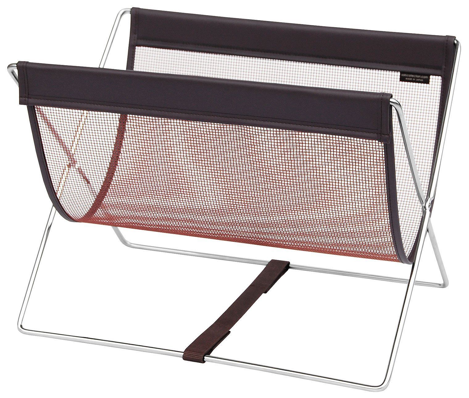 【人気商品】W37×H23~27(本体19)×D26~30cm ブラウン かご サキ