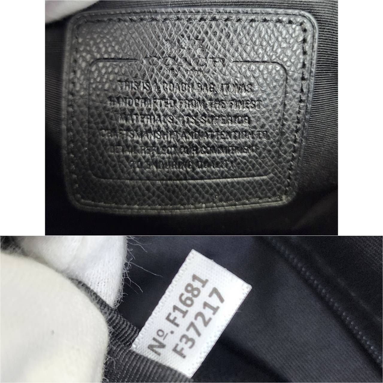 最終価格】COACH コーチ 2way ショルダーバッグ ハンドバッグ ブラック 