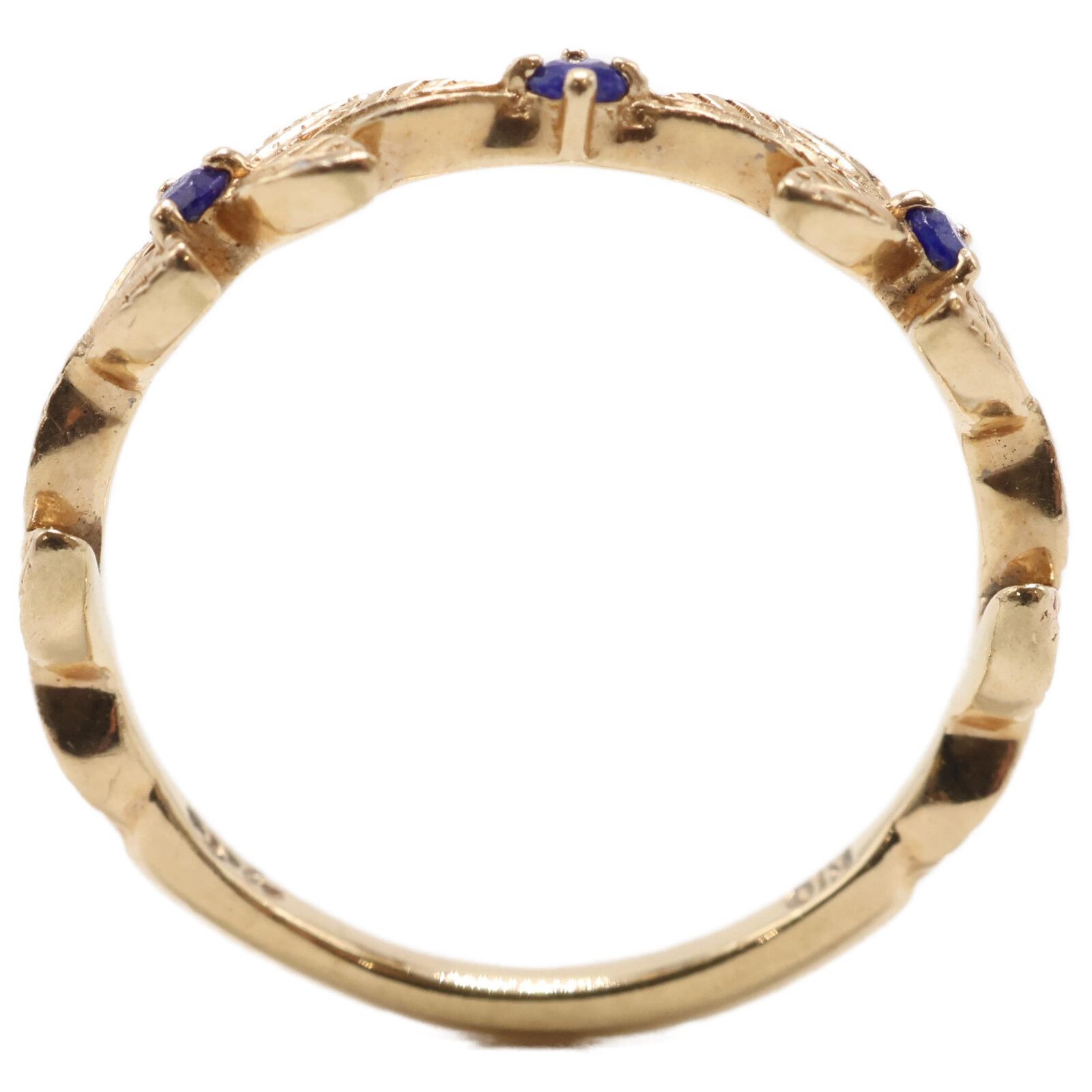 アガット agete リーフ 月桂樹 リングK10 11号 agete アガット 月桂樹