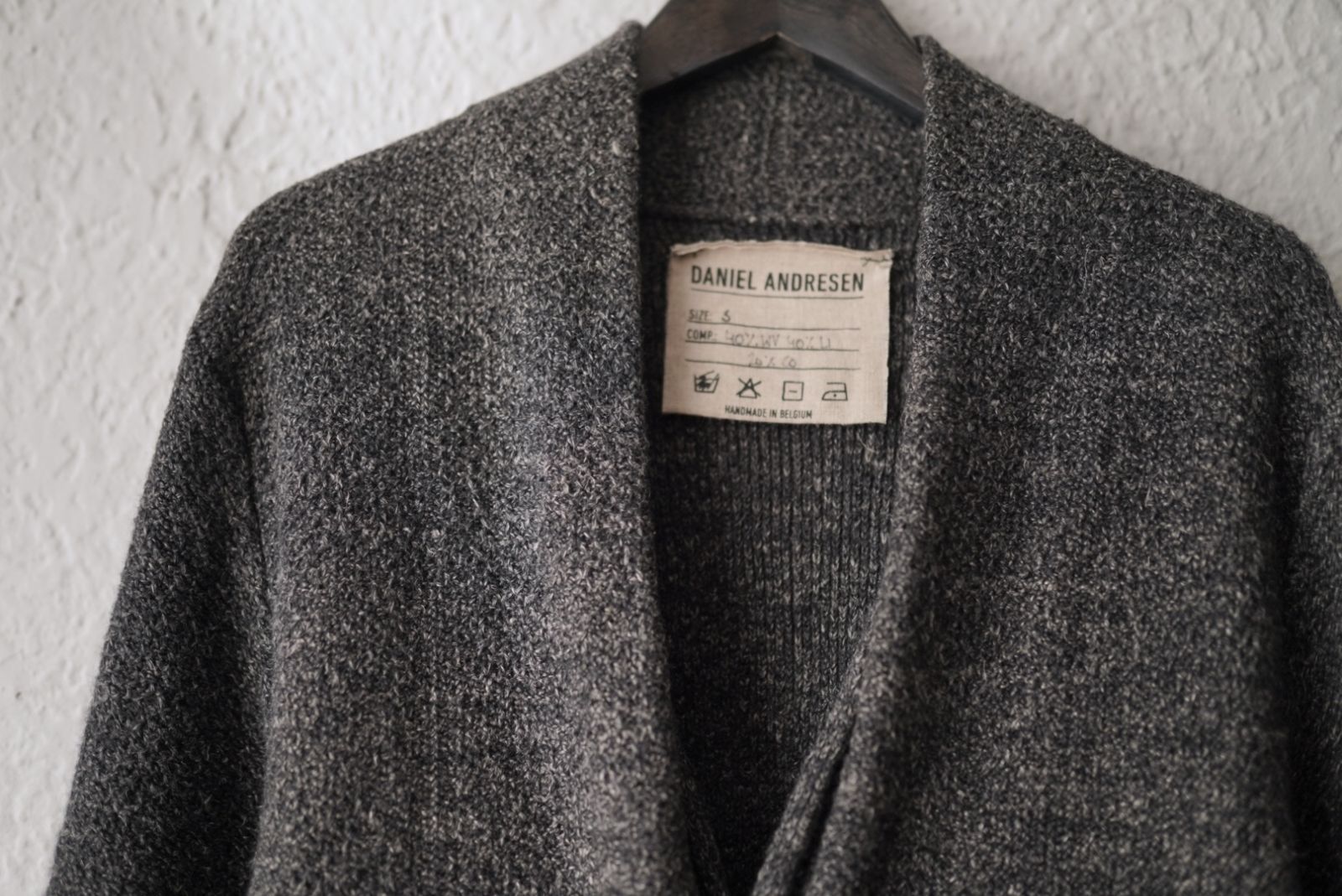 DANIEL ANDRESEN ニットカーディガン 48 アルチザン系 レア DANIEL ANDRESEN ニットカーディガン 48 アルチザン系 レア