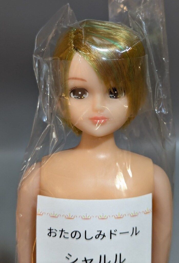リトルファクトリー リカちゃんキャッスル おたのしみドール シャルル 金×黄緑 ミックス ショートヘア