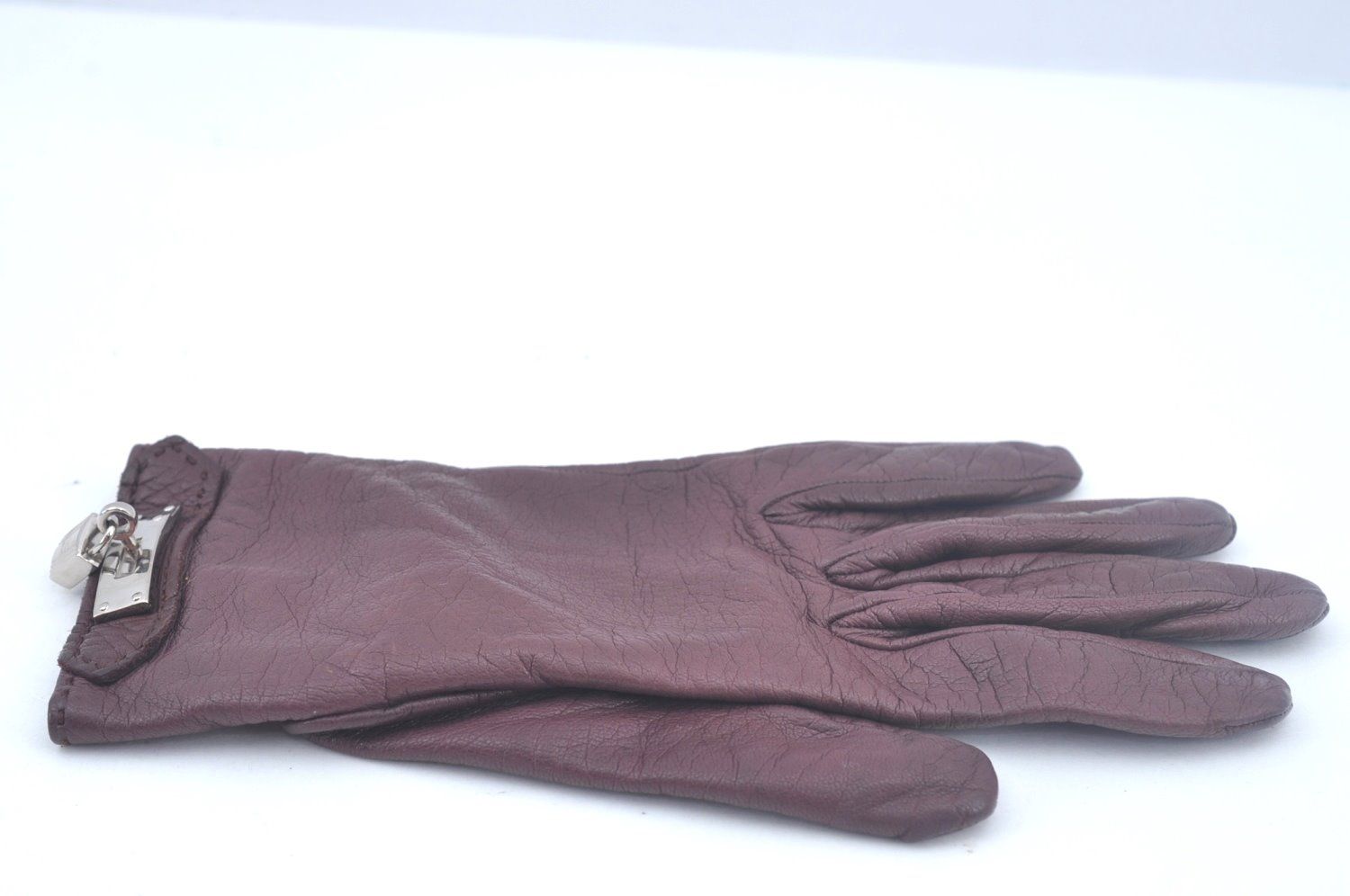 PRADA（プラダ） ファー付きグローブ（手袋） 羊革 size7 PRADA