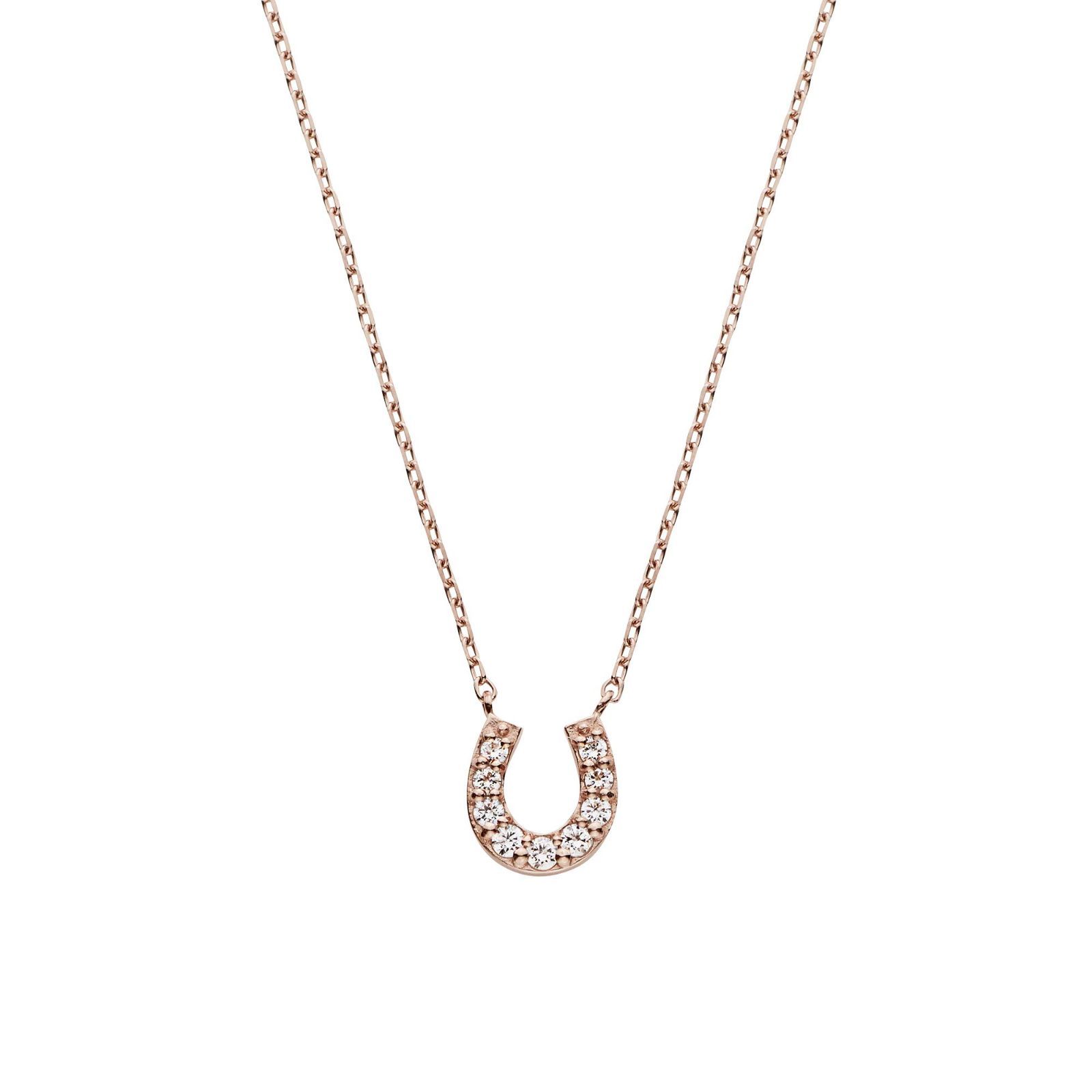 ピンクゴールド エル エー エイチ L.A.H. Vendome Aoyama SV925 BIT 馬蹄ネックレス HS9N001140CZ
