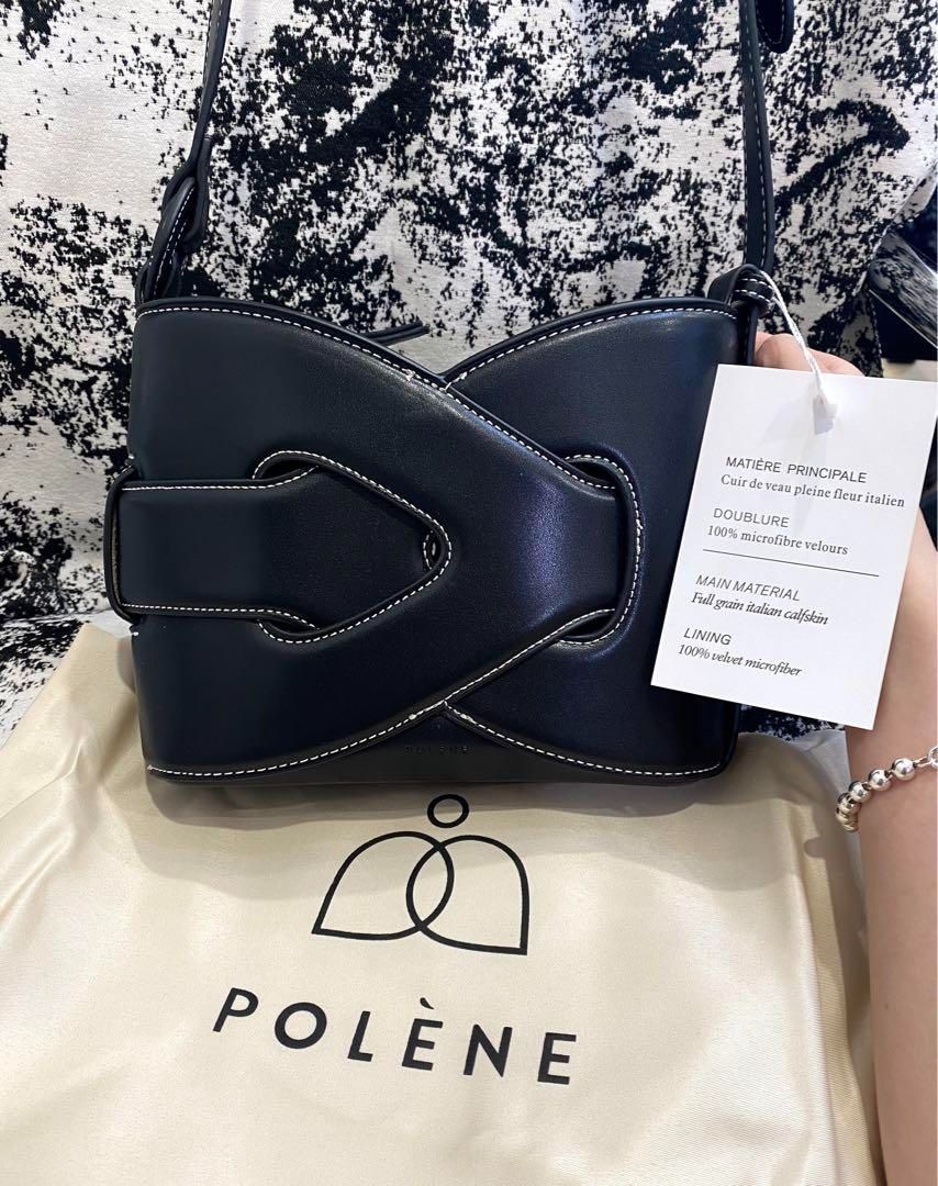 ポレーヌ POLENE Nodde ショルダーバッグ 黒/ブラック レディース 