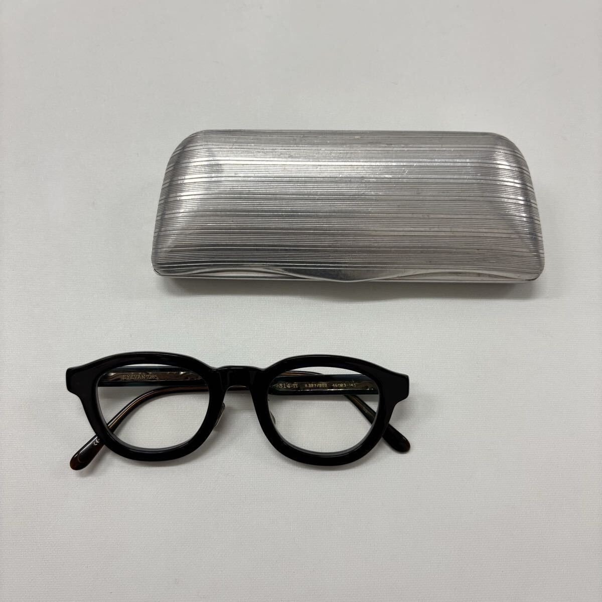 EYEVAN 7285 アイヴァン 7285 314-TI C.327|202 ボストン 型 フレーム メガネ サイズ 45□23-145 710-0120