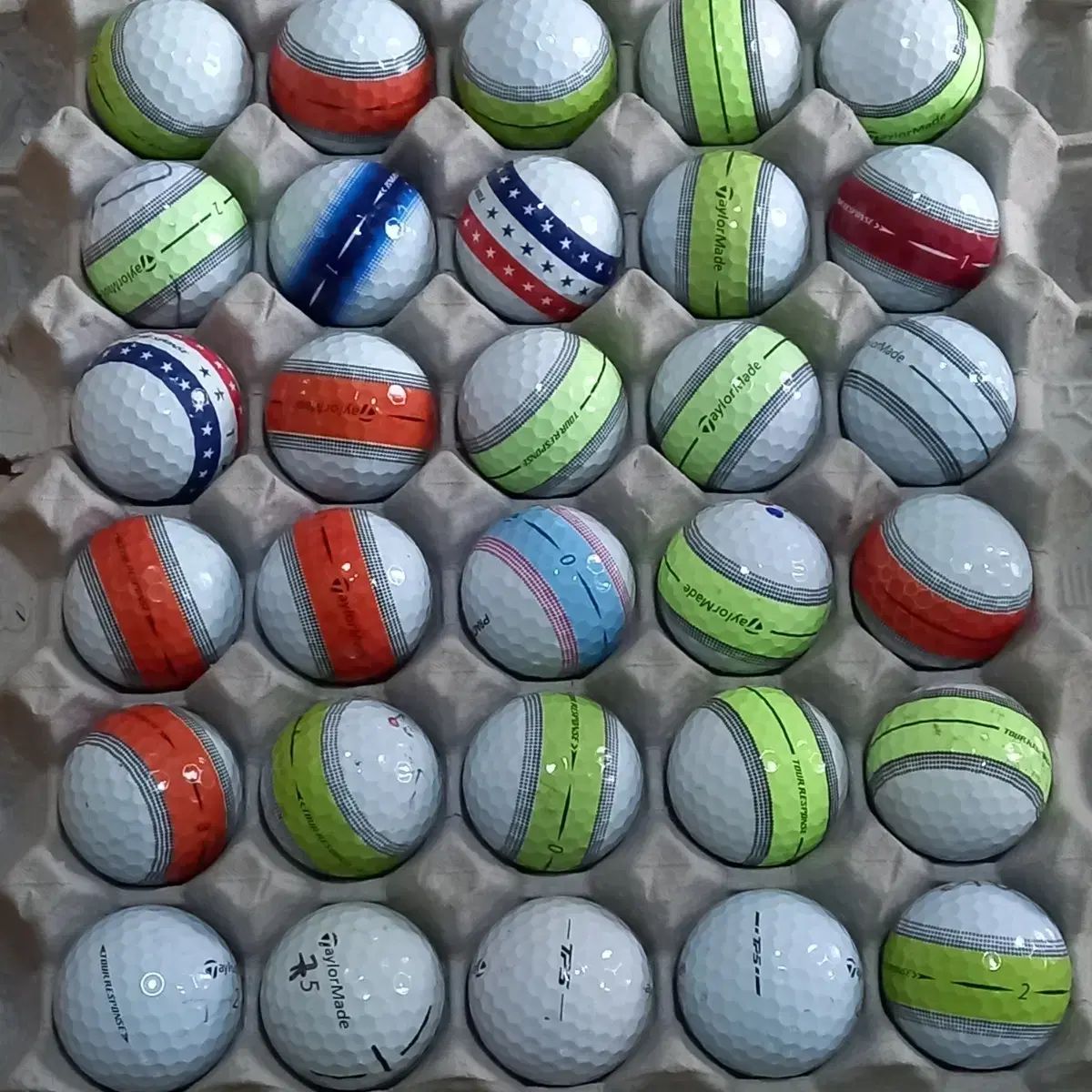 テーラーメイド ストライプ tp5 30 犬 ゴルフボール ロストボール