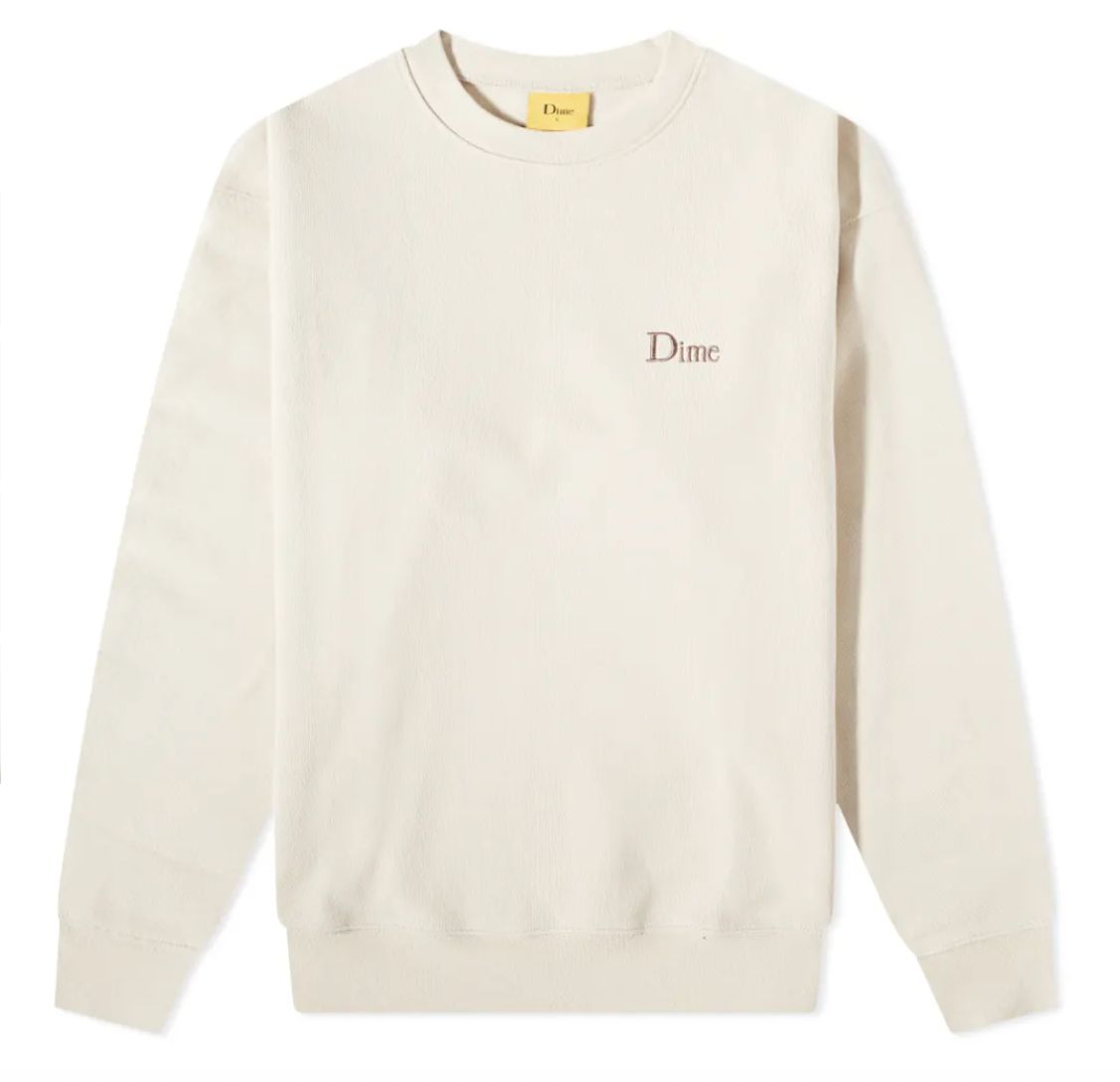 新品 人気 ☆ Dime ダイム DIME CLASSIC SMALL LOGO CREW SWEAT