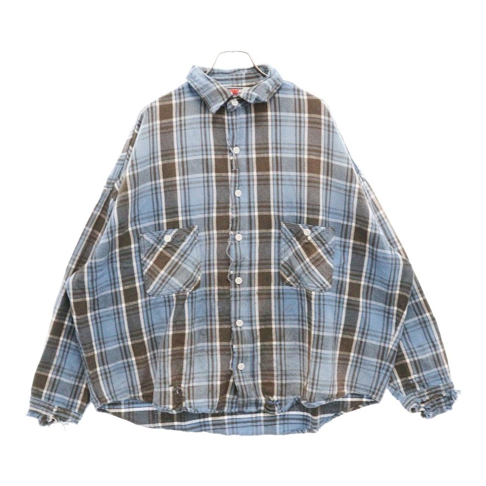 SAINT MICHAEL セントマイケル フランネルシャツ 長袖ネルシャツ セントマイケルSAINT MICHAEL ネルシャツ