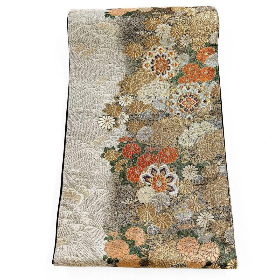 唐花模様　花菱　菊花紋　花紋　袋帯　着物 014a p 唐花模様 花菱 菊花紋 花紋 袋帯 着物 014a p 【公式通販】