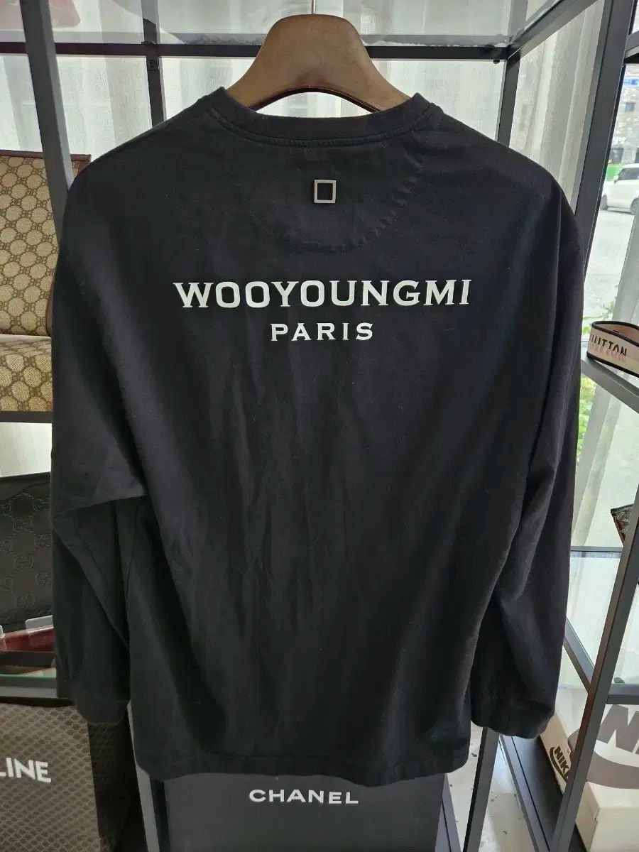 正規品 24ss WOOYOUNGMI(ウーヨンミ) バックロゴ 長袖 ロング