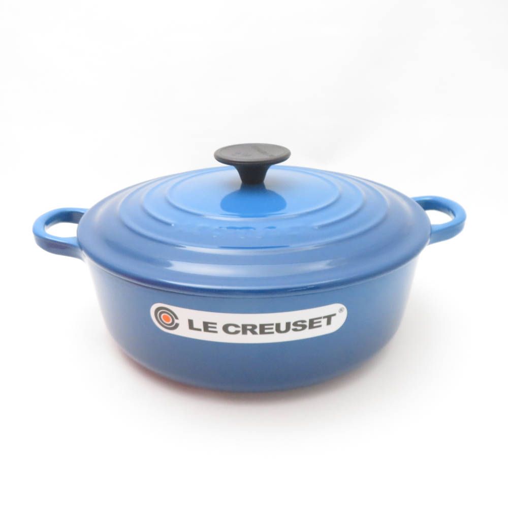 Le Creuset ルクルーゼ ココットロンドベース 両手鍋 1点 24cm マルセイユ 3.3L ほうろう SO3621A1