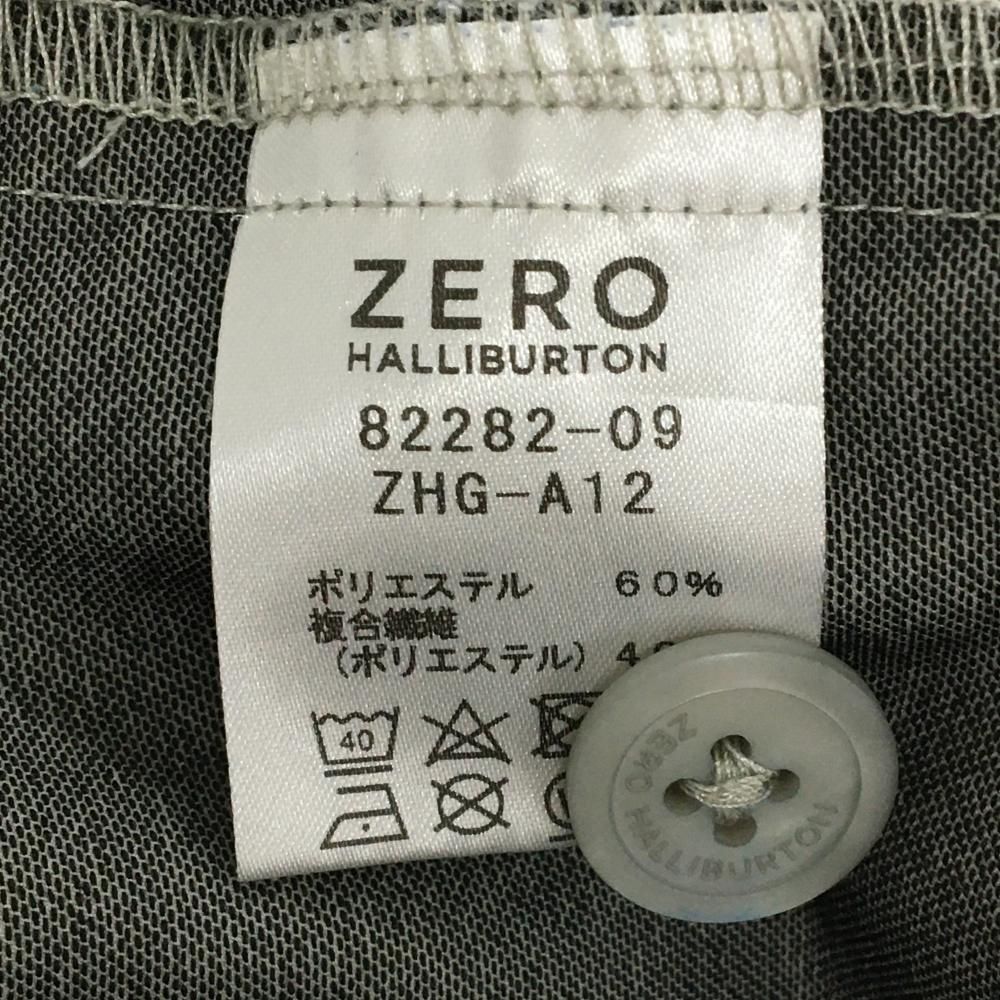 ゼロハリバートン パンツ ライトグレー 無地 メンズ 82 ゴルフ