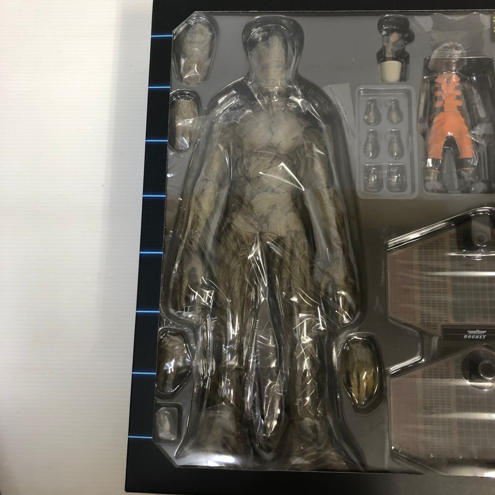 【未使用】ムービーマスターピース GOtG 『ロケット&グルート』２体セット ムービー・マスターピース】『ガーディアンズ・オブ