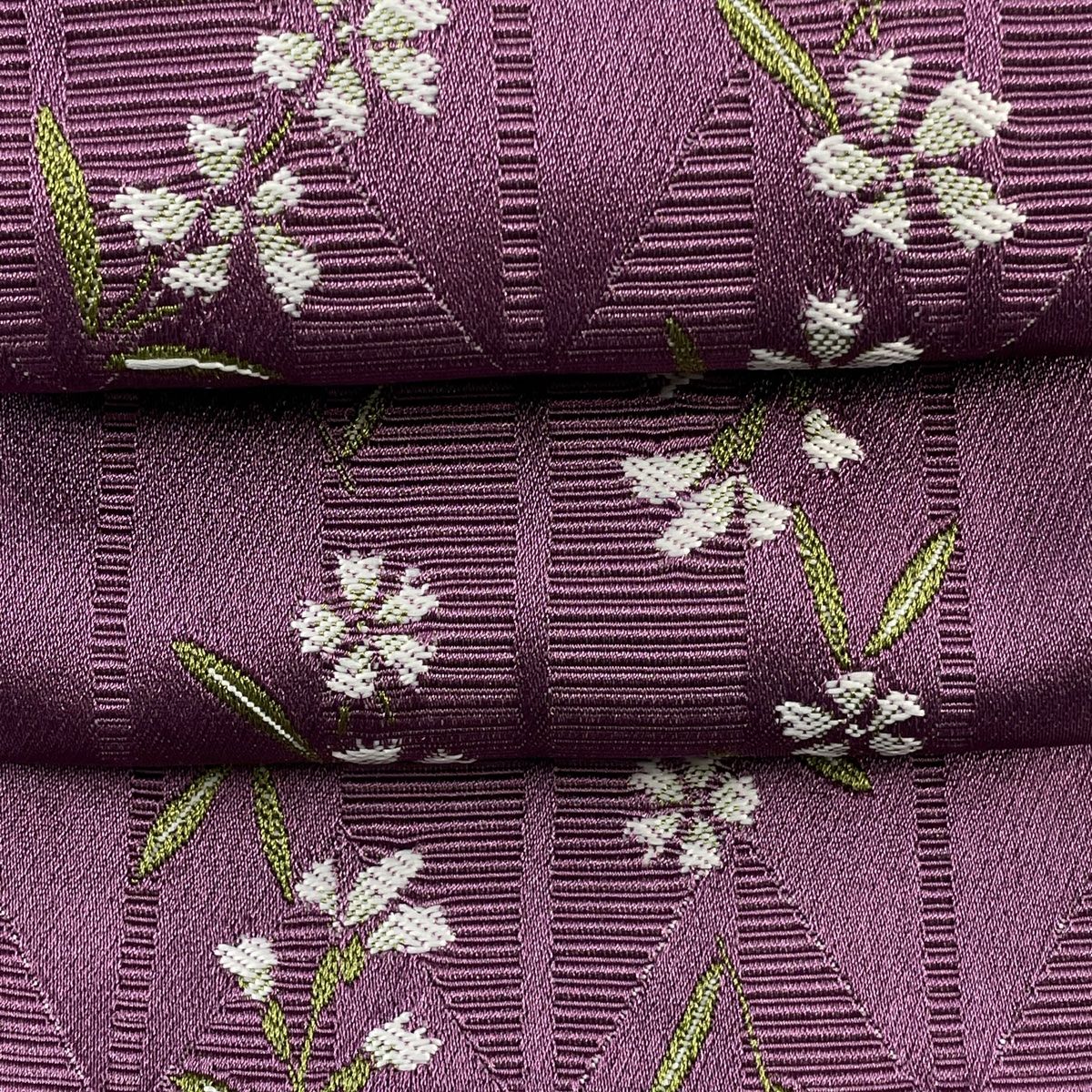 美品
Canterbury New Zealand All Blacks シャツ 半幅帯 美品 優品 草花 濃紫 正絹 【中古】 半幅帯 美品 優品