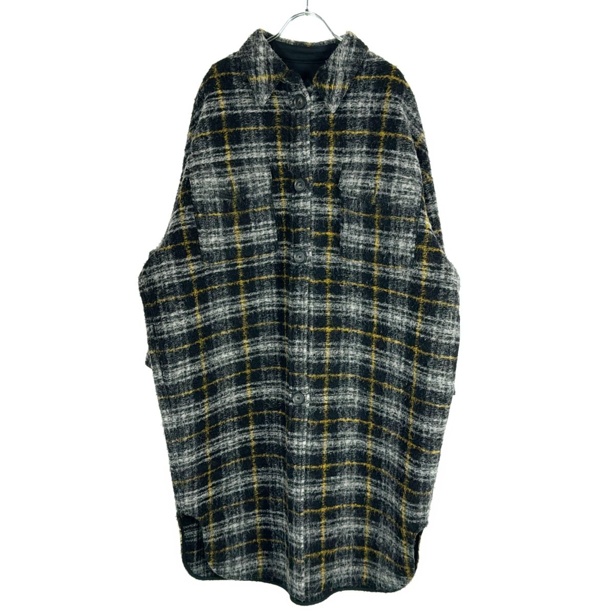 イザベルマランエトワール ISABEL MARANT チェック　チュニックワンピ ISABEL MARANT ETOILE】 チェック柄 チュニック ワンピ - メルカリ