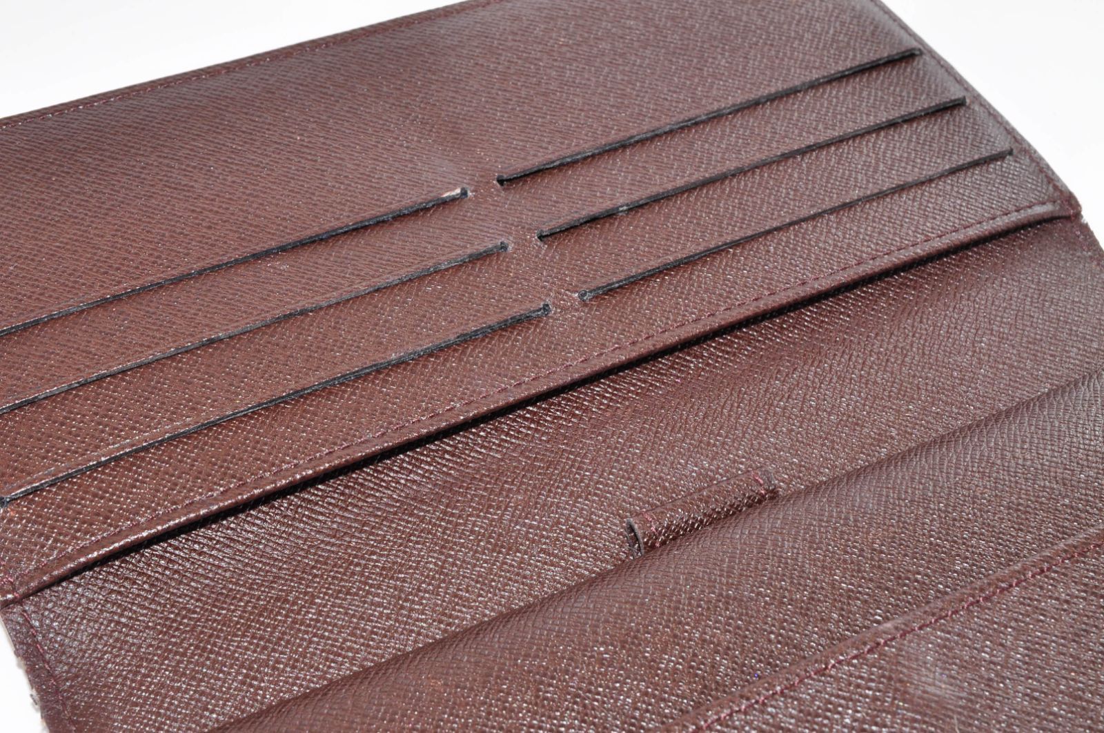 LOUIS VUITTON ルイヴィトン 長財布 ダミエ エベヌ ポルトトレゾール