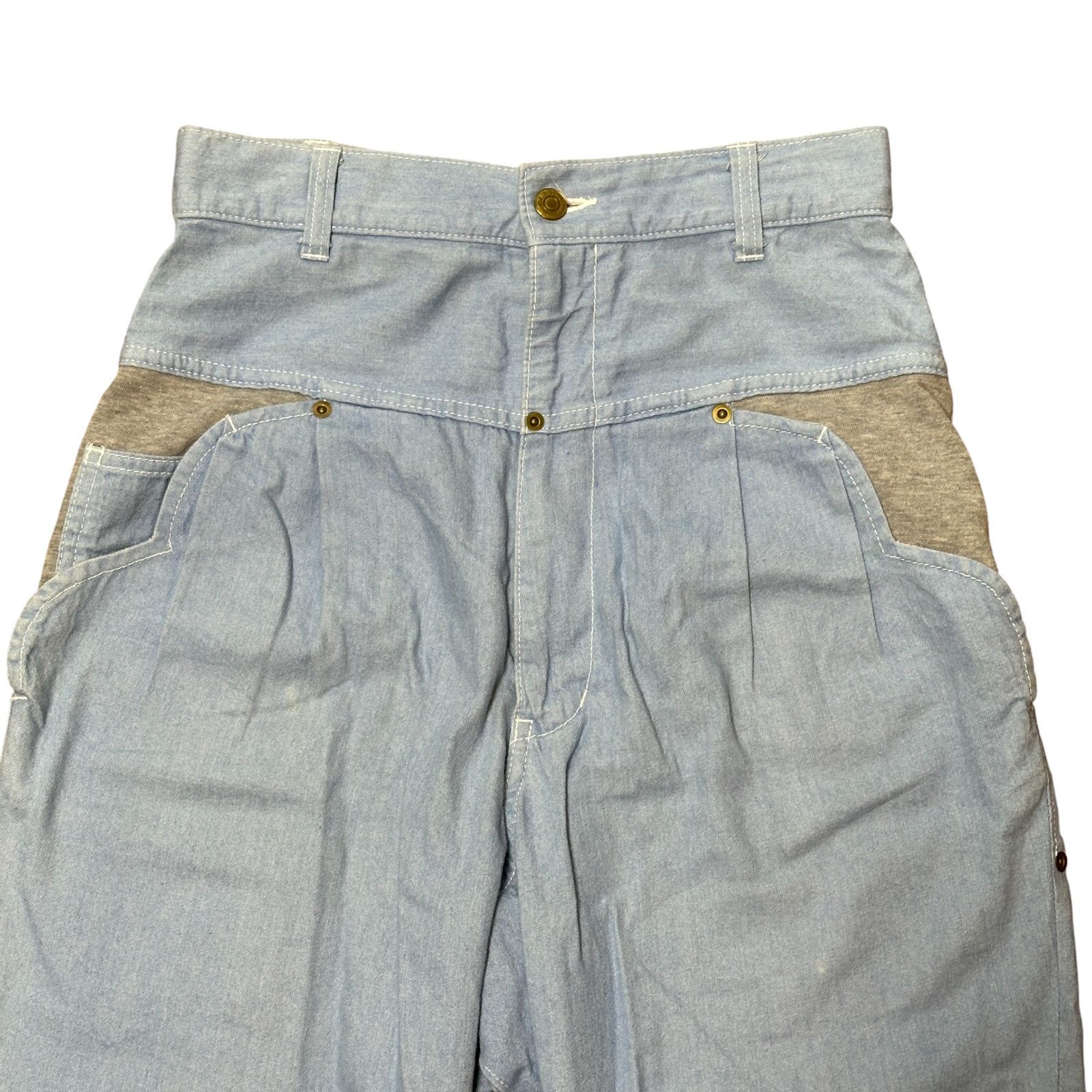 SOUSOU ソウソウ サルエルパンツ 京都京友禅 高島縮 S〜М 最終価格