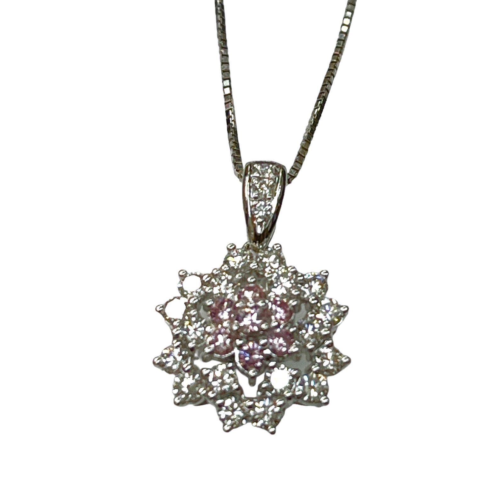 TASAKI 田崎 PT900 ピンクダイヤモンド ペンダントヘッド ネックレス