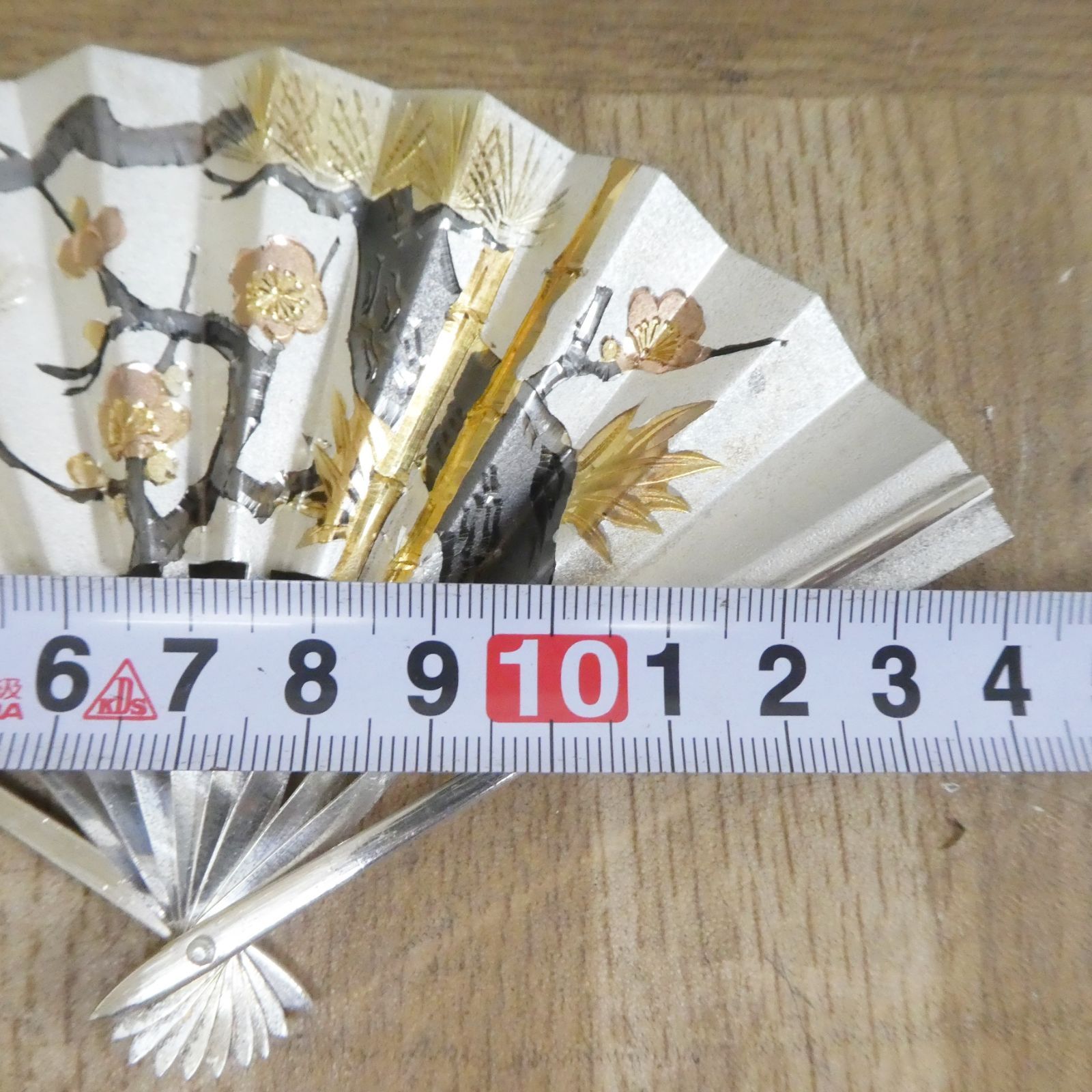 R222 ♥ 武比古作 純銀 扇 35g ケース付き 縁起物 |10 IMPECCABLEHEALTHCARESERVICES_COM