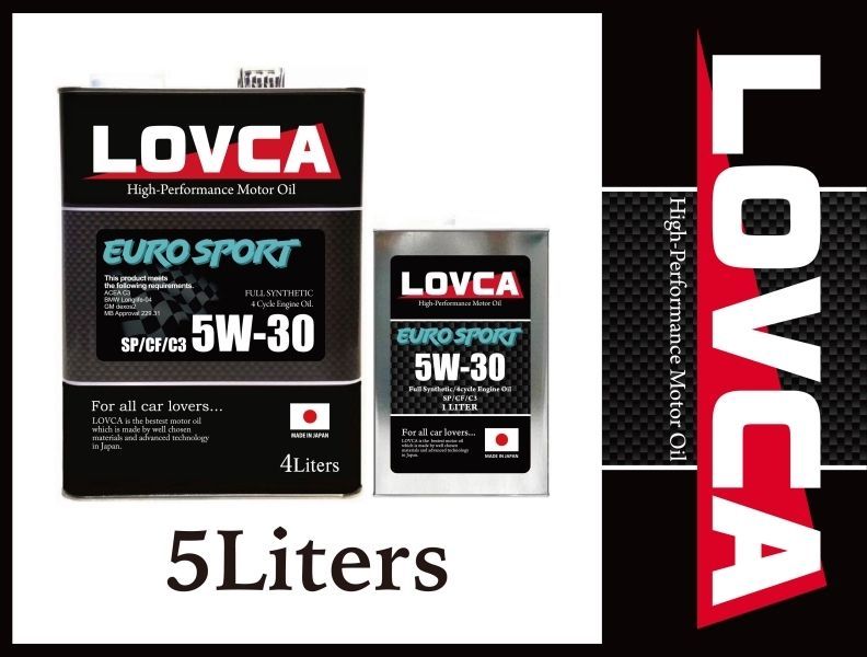 LOVCA EURO SPORT 5W-30|5L 化学合成