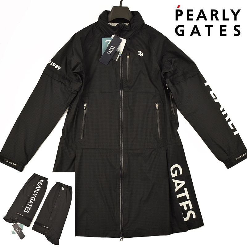 PEARLY GATES パーリーゲイツレインコートワンピース濃紺1