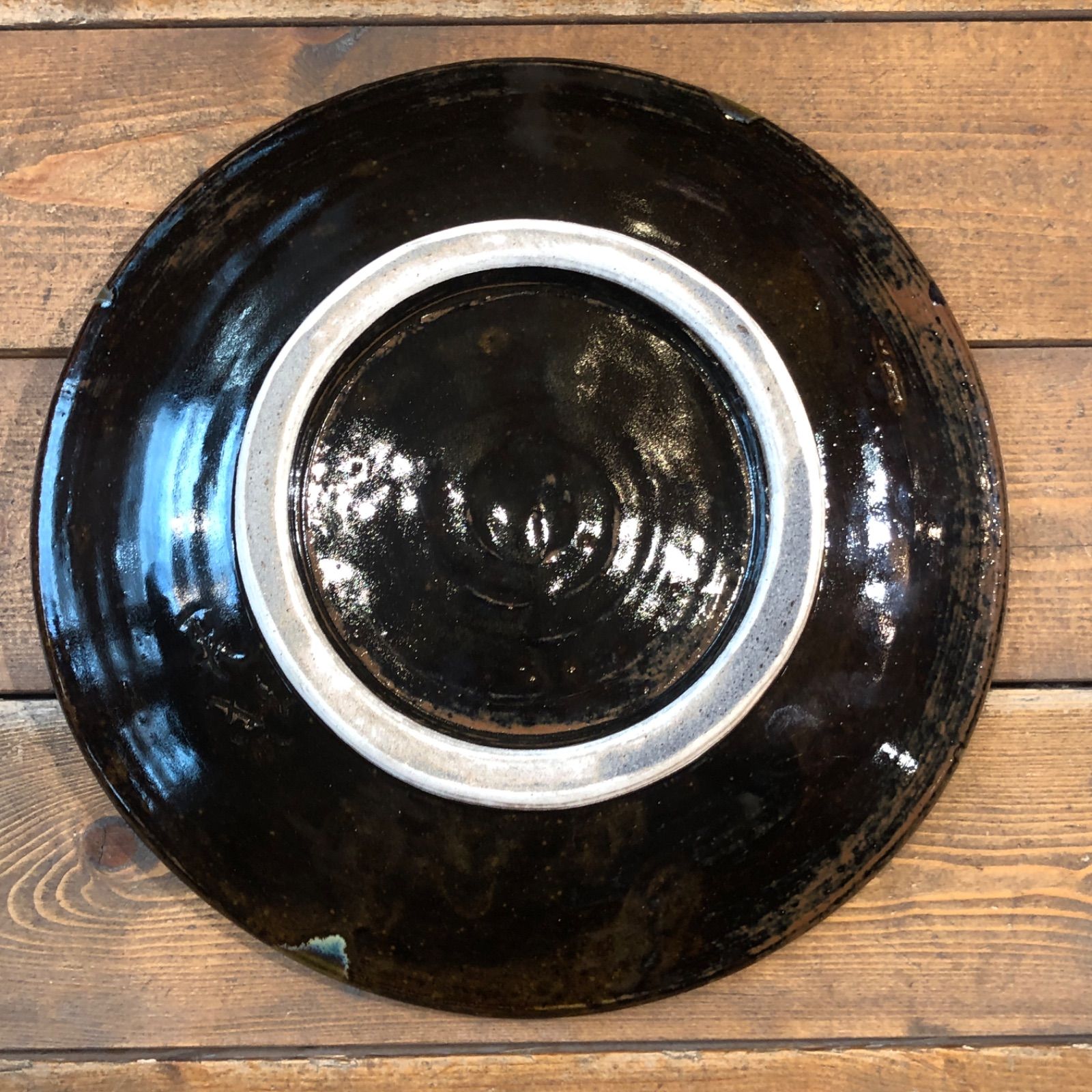 壺屋焼　大皿　上江洲茂生 茂生窯 上江洲史朗展 個展スペシャル うつわのわ田